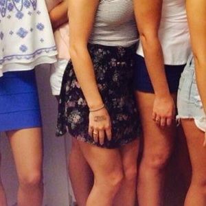 Urban Outfitters floral skater skirt